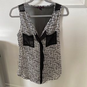 Womens sleeveless open back top